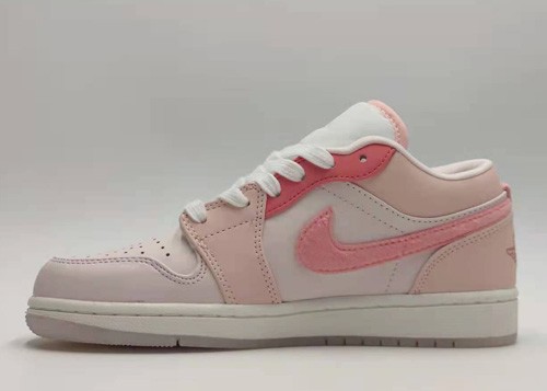 Air Jordan 1 Low SE Mighty Swooshers Pink (W)- DM5443-666